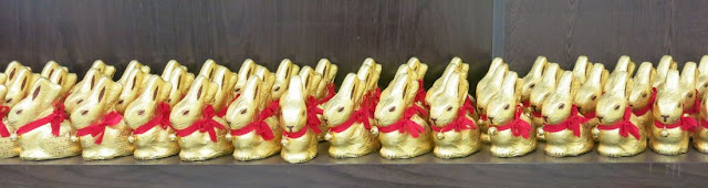 Lindt chocolate bunnies