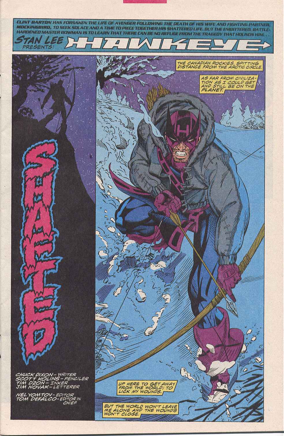 Hawkeye (1994) Issue #1 #1 - English 2 Hawkeye (1994) Issue #1 #1 - English 2