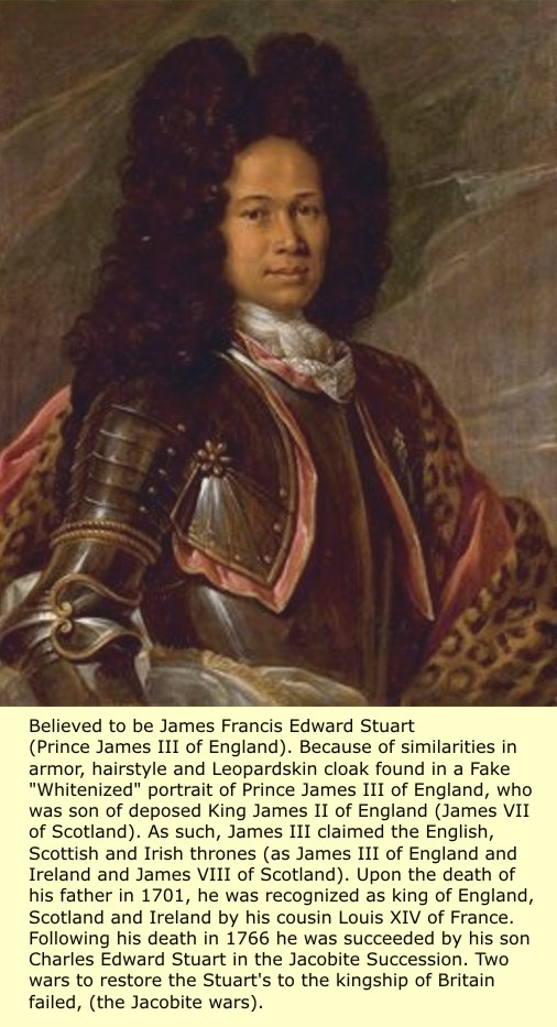 Ancient Black History English, Irish & Scottish King William III of
