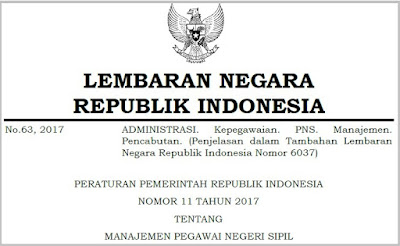 Hasil gambar untuk PP 11 TAHUN 2017
