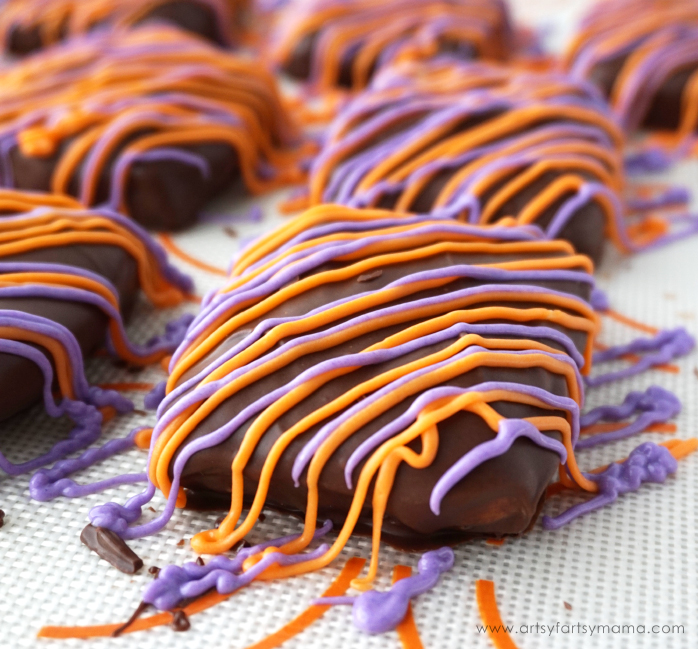 Halloween Chocolate Peanut Butter Squares