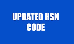 NEW UPDATED HSN CODE AFTER GST