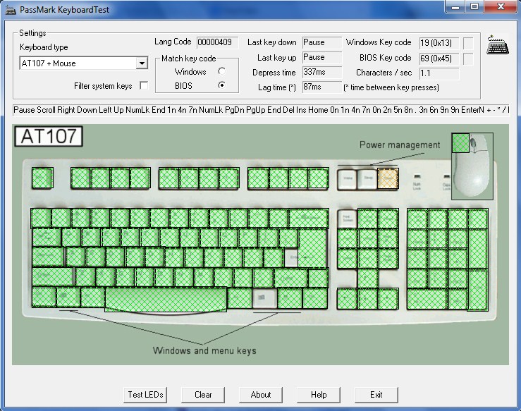 Keyboard Test Portable Gratis MR85 Computer Solution