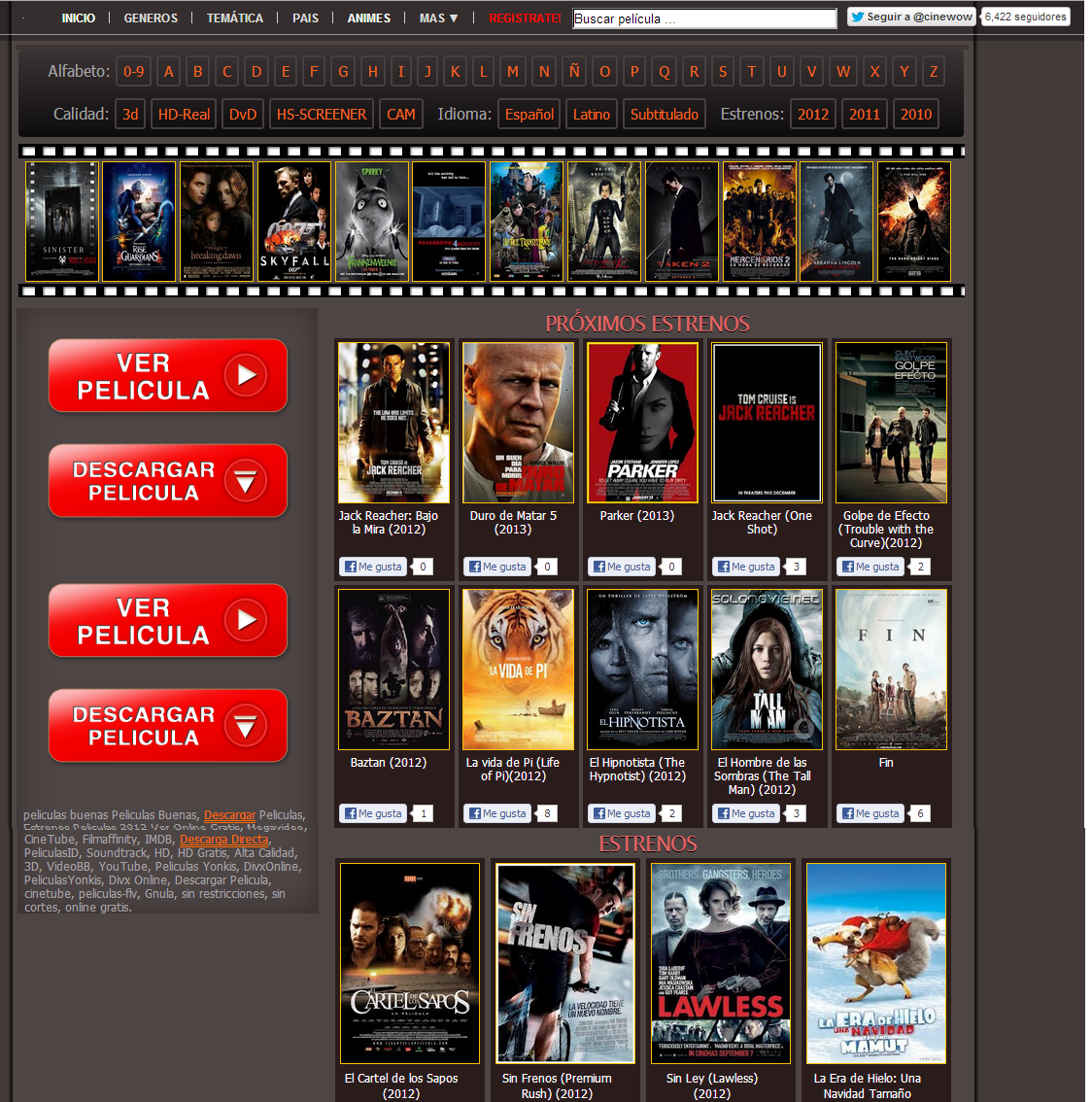 Somos el primer y unico sitio en brindar peliculas por torrent en dvd exclu...