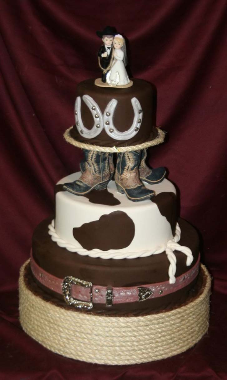 Western Wedding Cakes Ideas