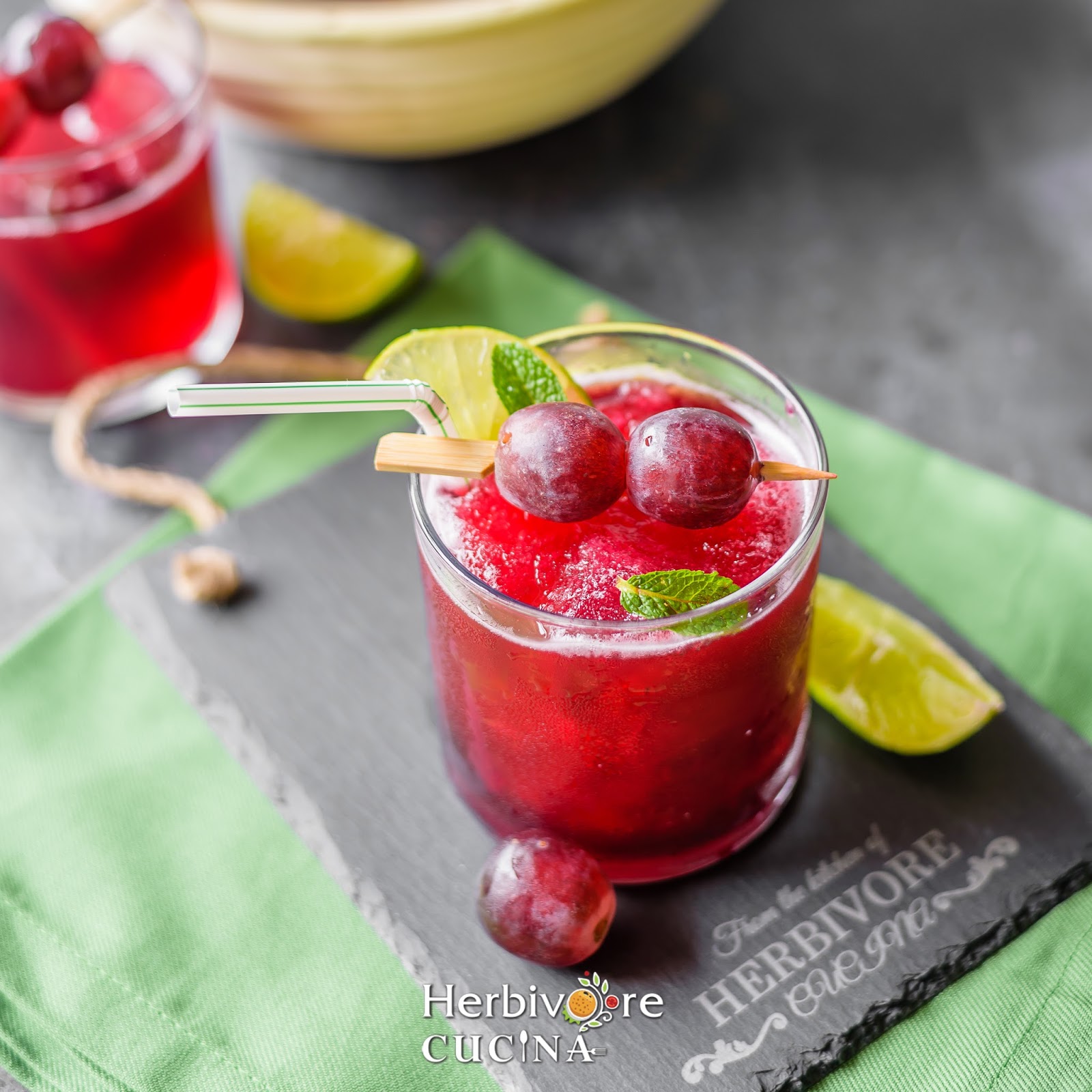 Herbivore Cucina Frozen Grape Lime Rickey Slush