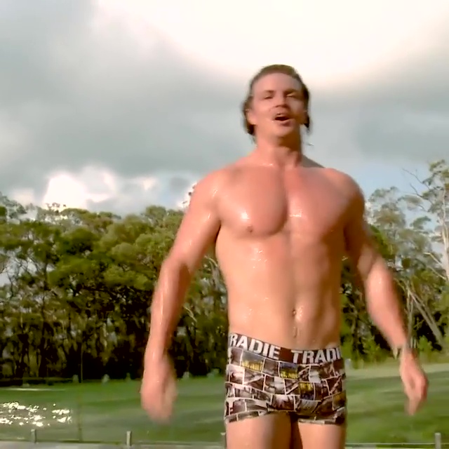ausCAPS: Nick Cummins shirtless in The Bachelor Australia ...