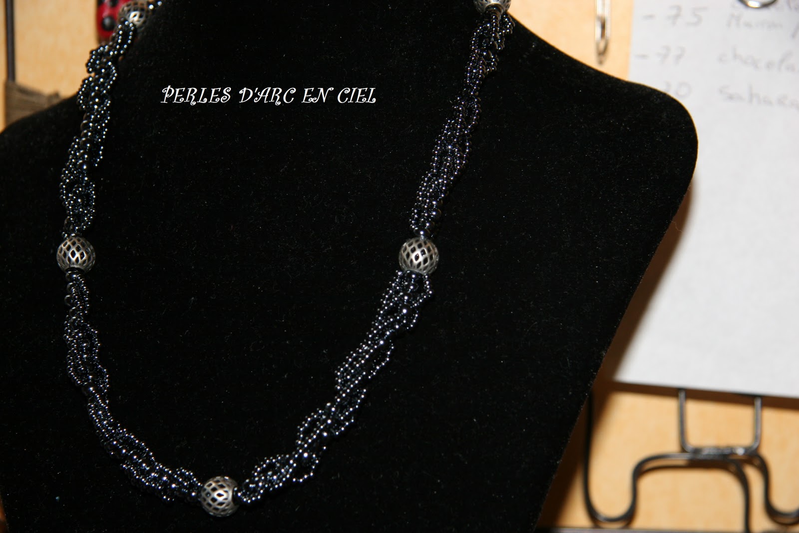Collier Ancien Avec Perles à Réparer – Bijou Vintage, Occasion, Idéal Pour Customisation