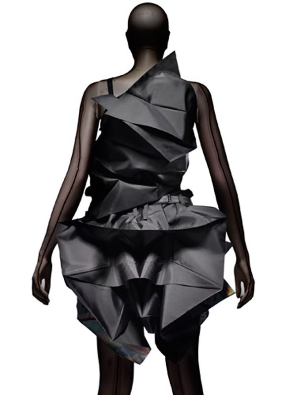 A few designers that have used origami shapes in garments