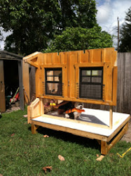 coop chicken kits amish coops mckie supervising still wall 5x6 journey florida