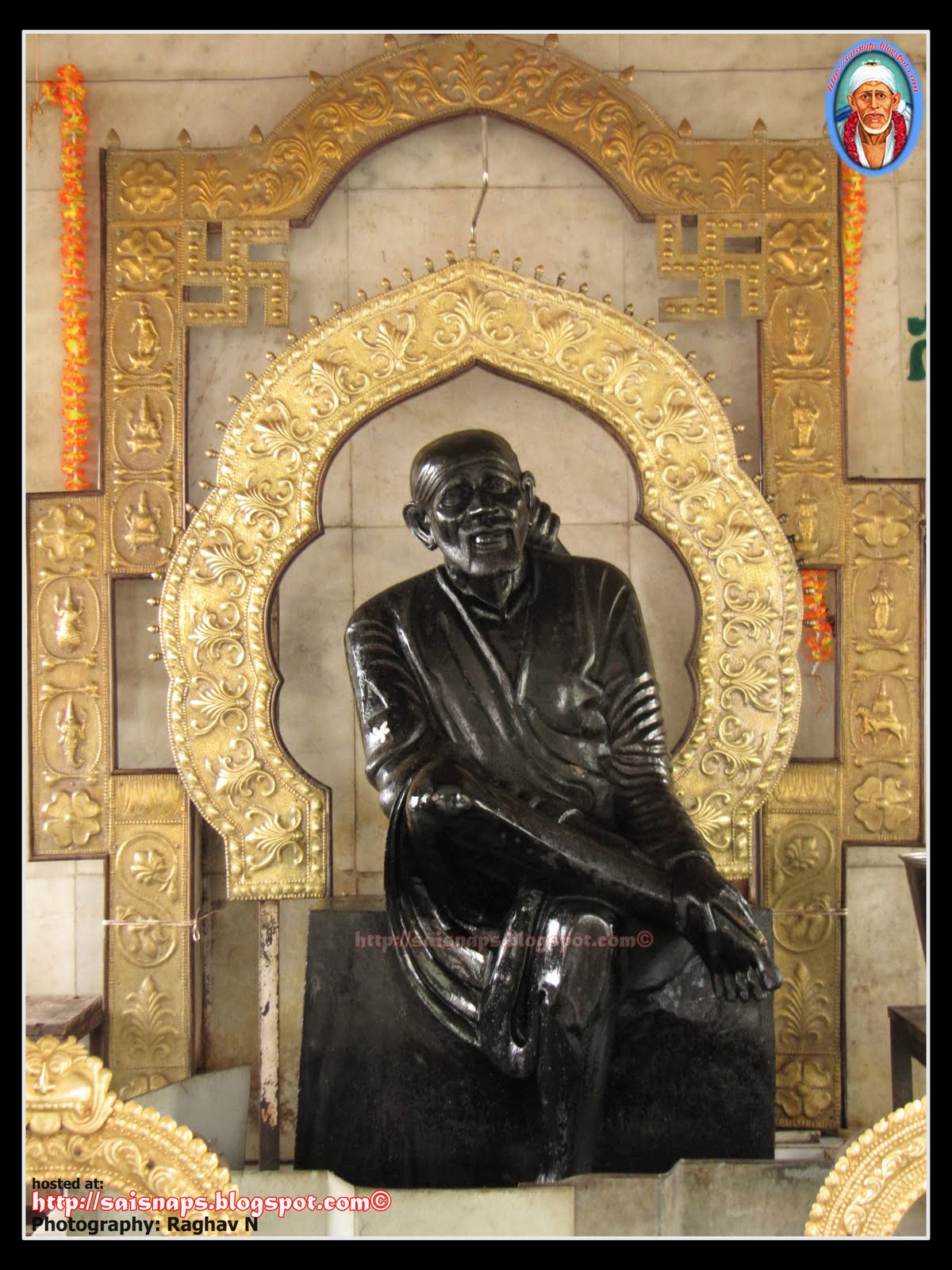 Sai Wallpaper Sri Shirdi Sai Baba Mandiram, Z medapadu, Near Dwarapudi