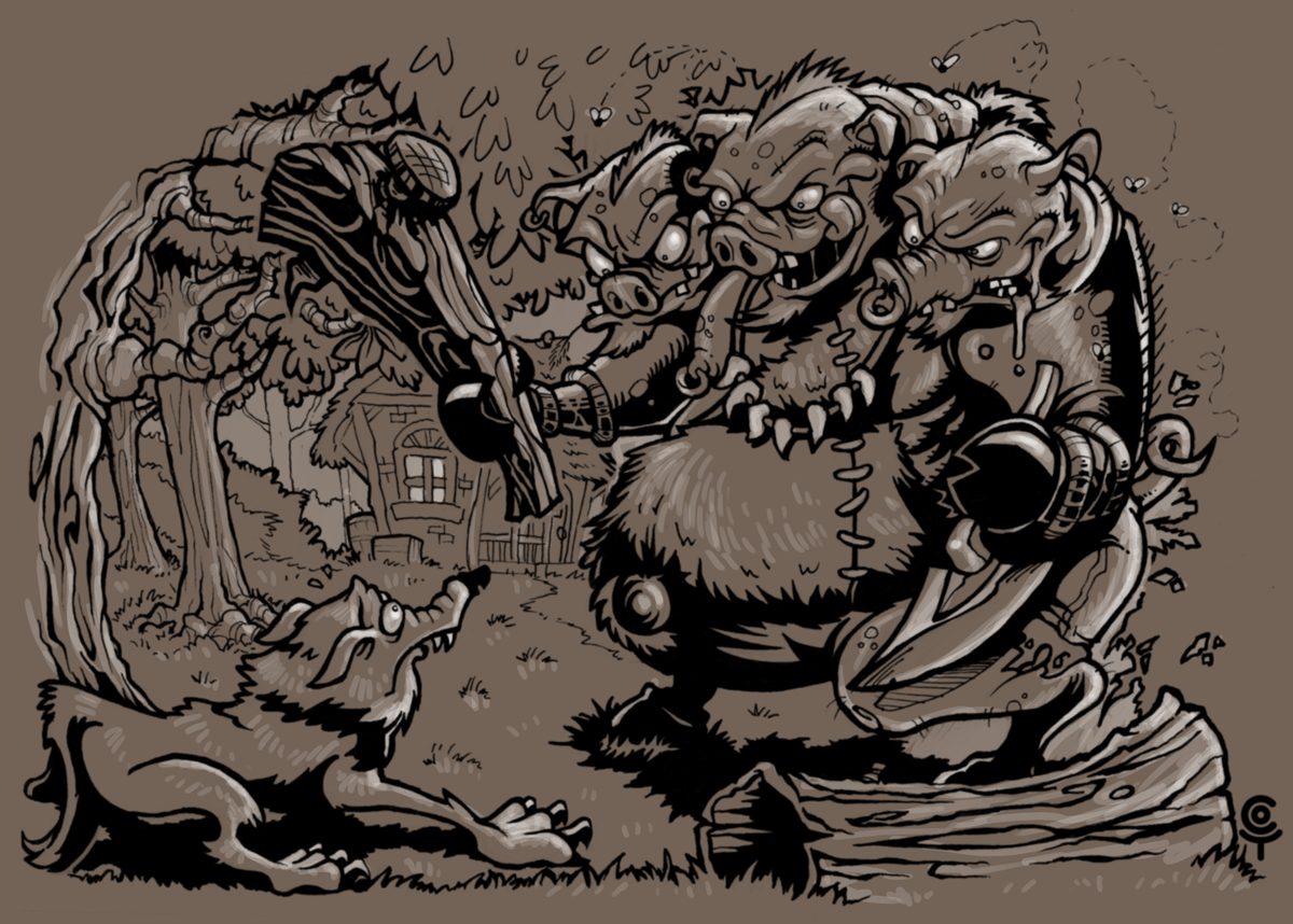 сказка бедный волк кратко