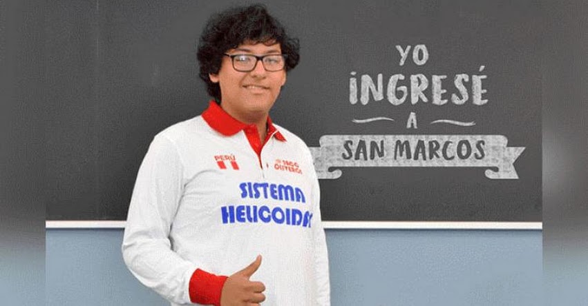 UNMSM: Escolar de 15 años logra el máximo puntaje en examen de admisión 2019-2 UNMSM: Escolar de 15 años logra el máximo puntaje en examen de admisión 2019-2