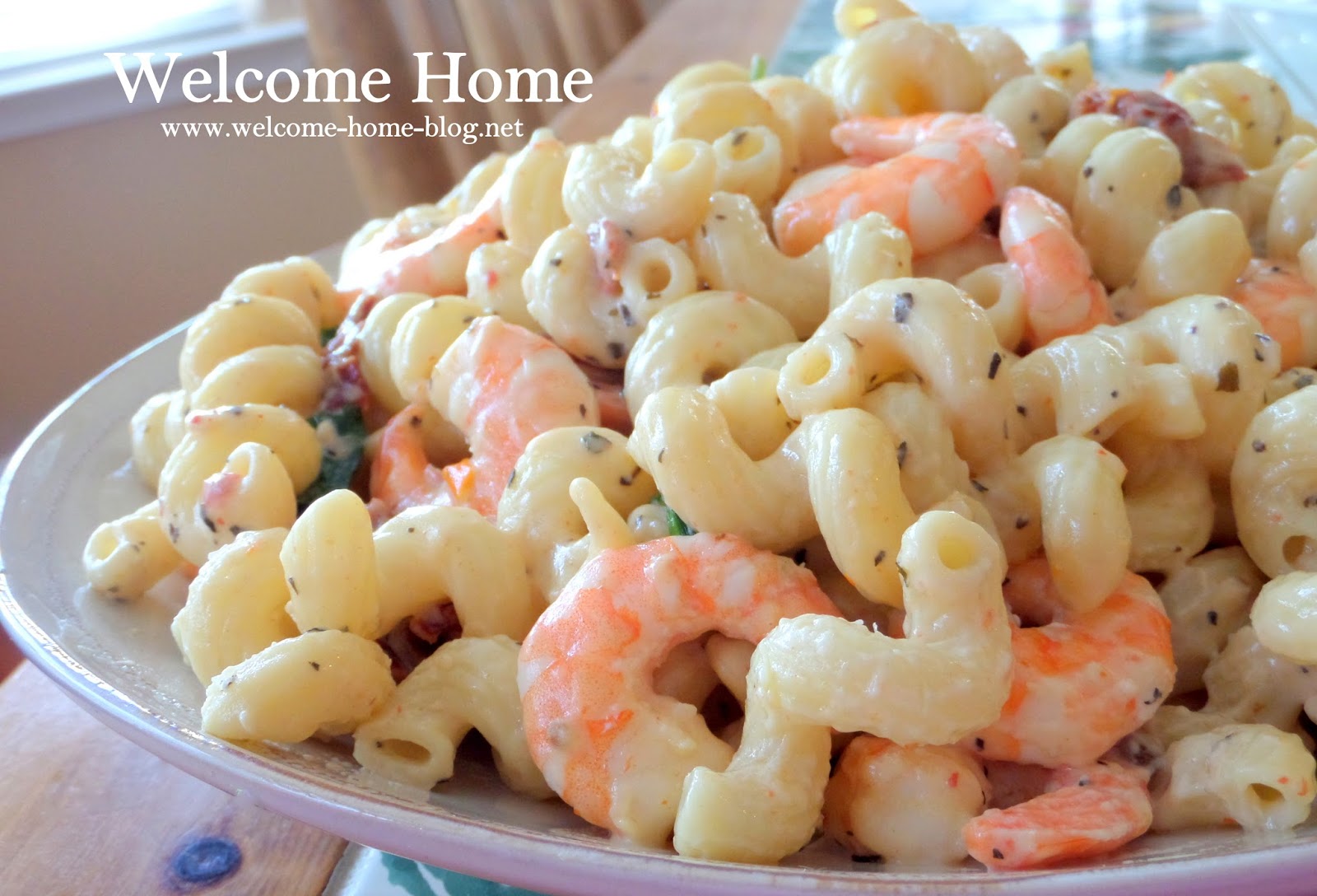 Welcome Home Blog Shrimp In Tomato Basil Cream