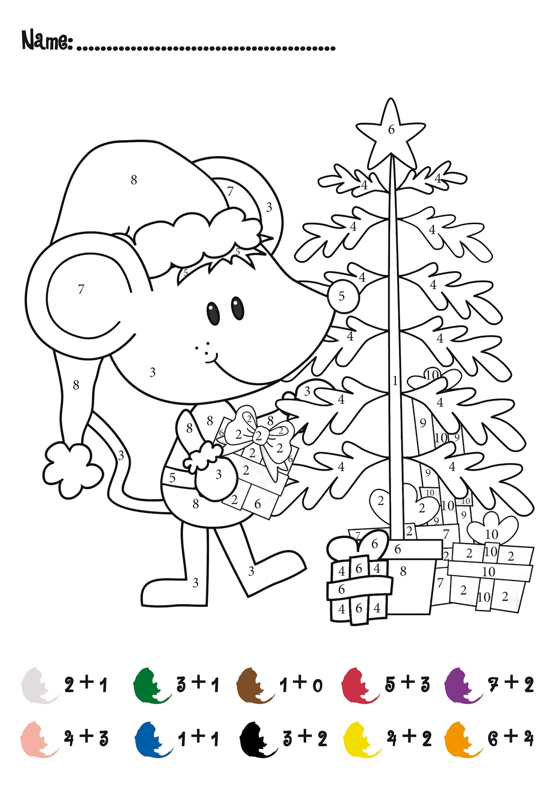 Free Printable Christmas Math