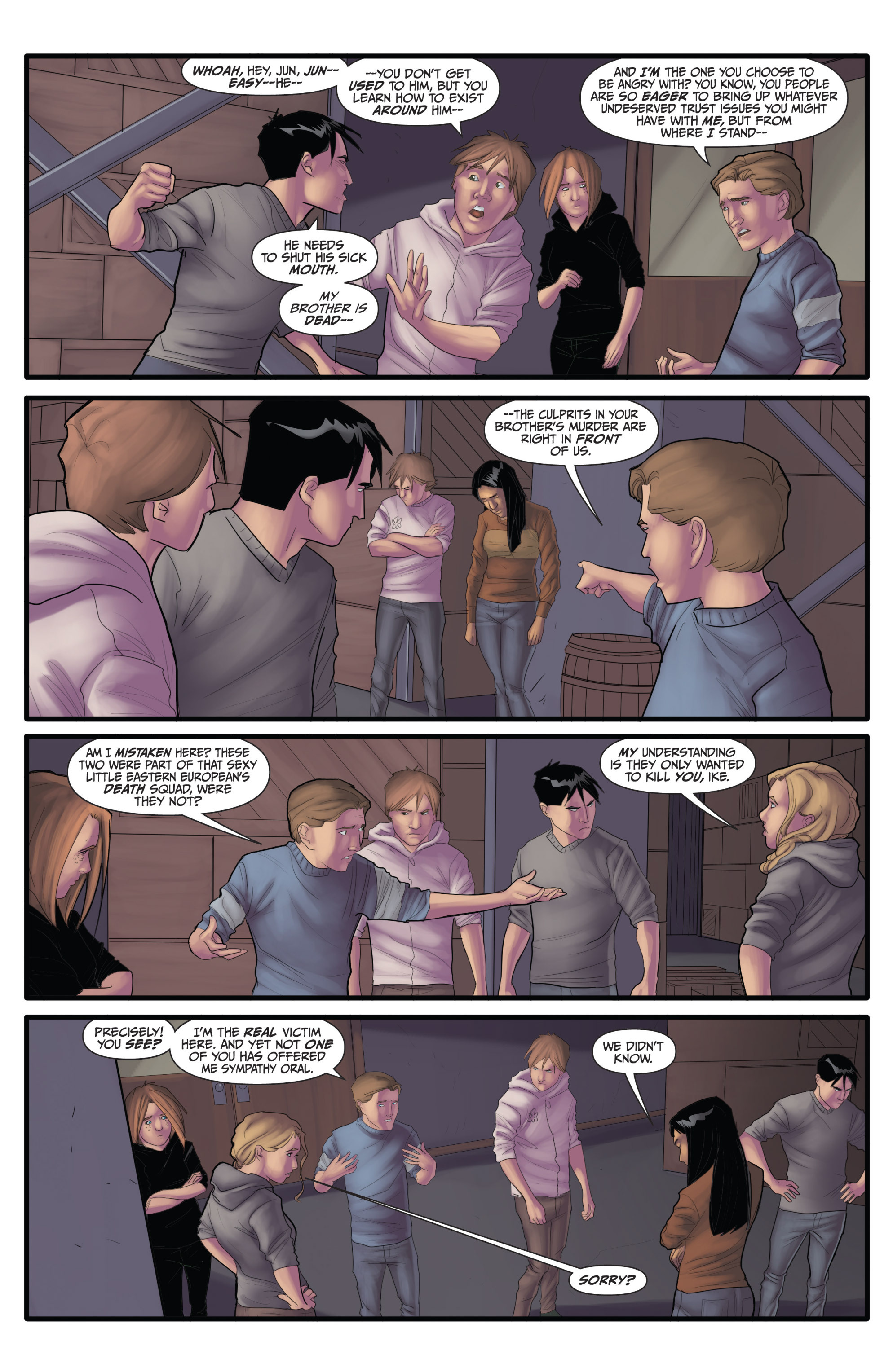 Read online Morning Glories comic -  Issue #34 - 15