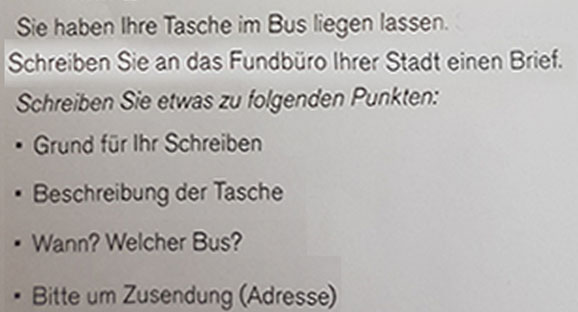 تعلم كيف تكتب الرسائل باللغة الالمانية Brief Schreiben 7 كتابة رسالة اضعت حقيبتك بالباص Rmpro