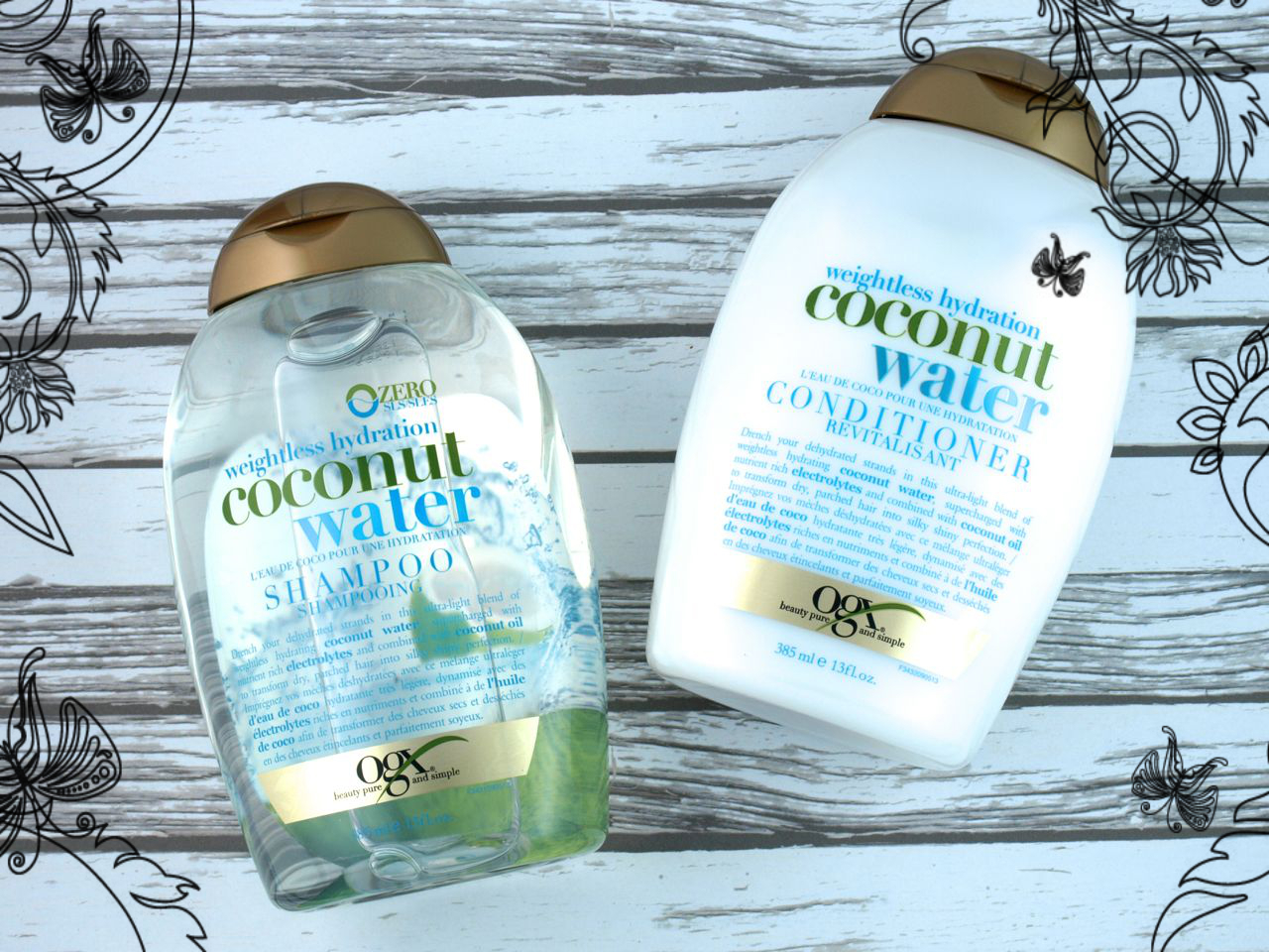dine frihed Inspektion OGX Weightless Hydration Coconut Water Shampoo & Conditioner: Review | The  Happy Sloths: Beauty, Makeup, and Skincare Blog with Reviews and Swatches