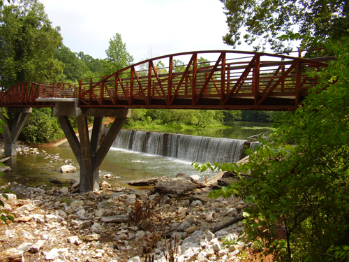 Lake Fayetteville Trail Spillway Bridge