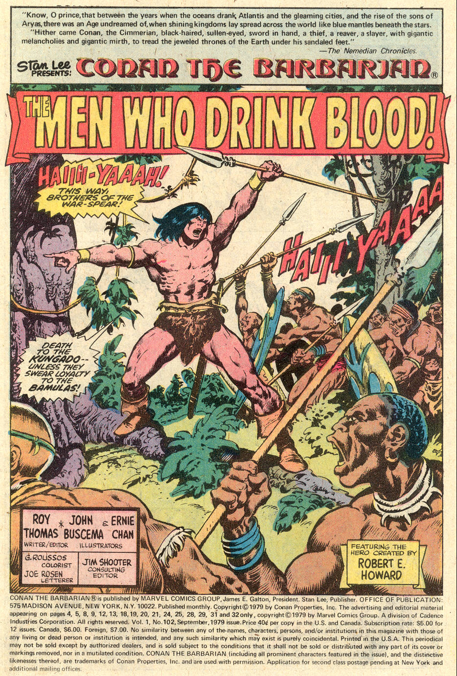 Read online Conan the Barbarian (1970) comic -  Issue #102 - 2