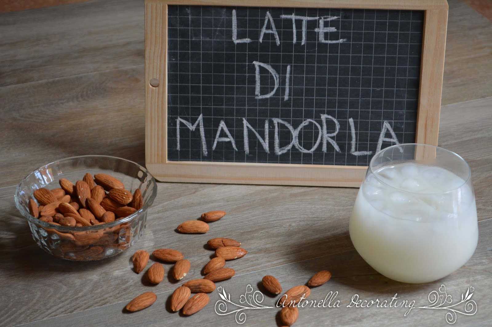 Il Bellissimo Mondo Di Antonella Decorating Latte Di Mandorle Orzata Home Made