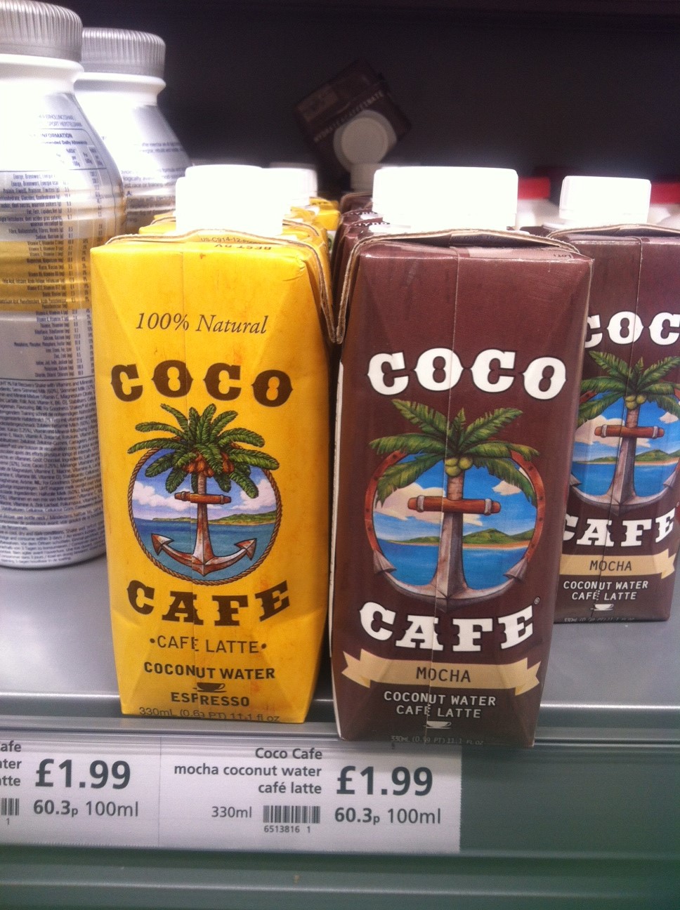 this western feeling COCO CAFE COCONUT WATER COFFEE. FO REALZ.