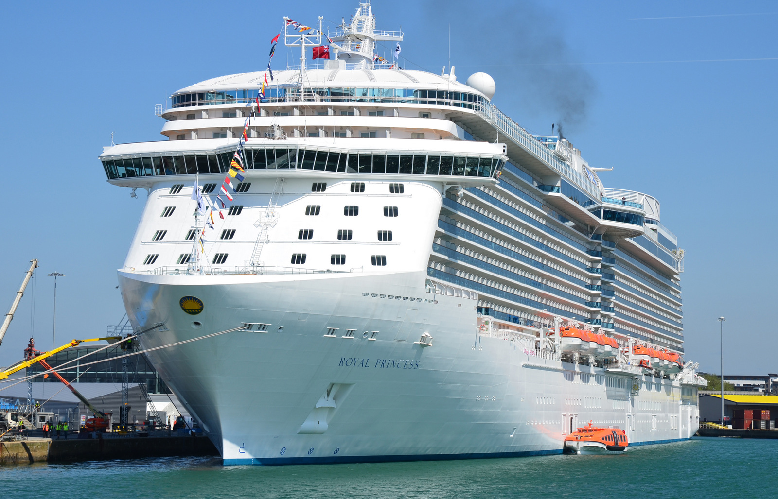 SergioCruises Novo "Royal Princess" já em Southampton