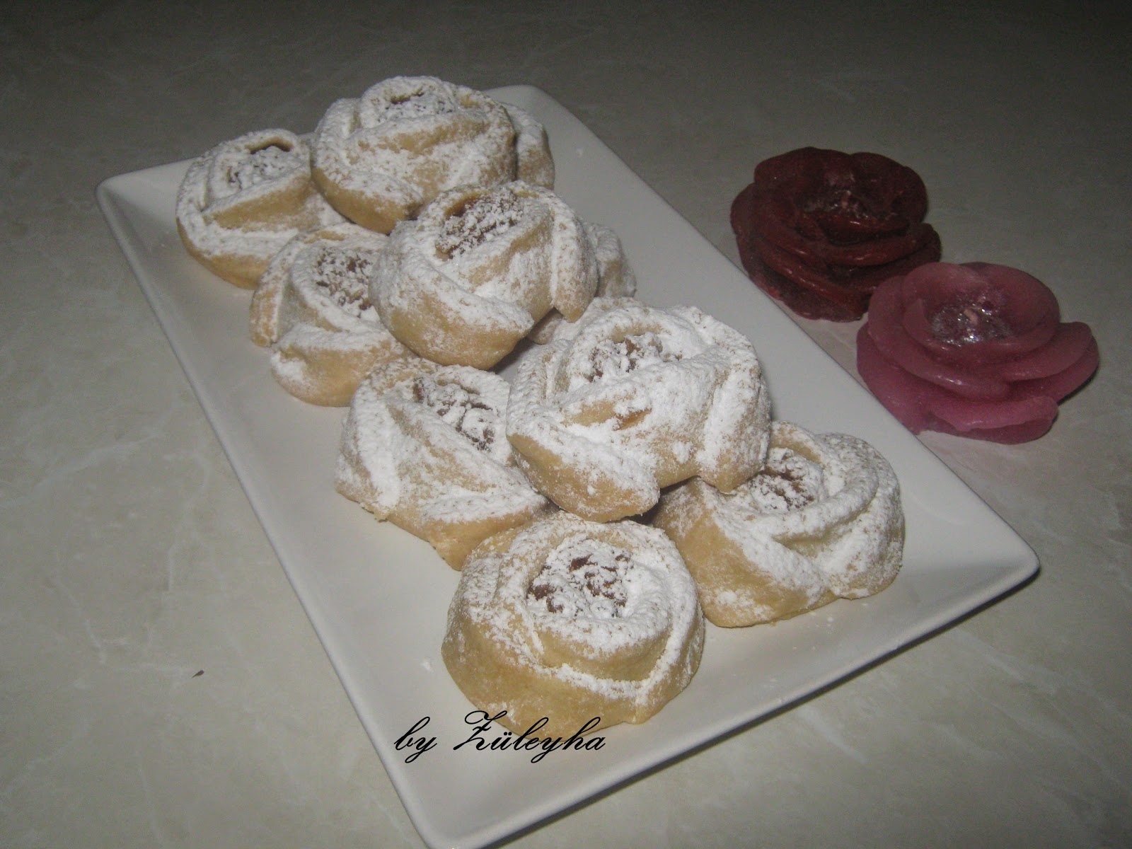 Elmalı Gül KurabiyeZeytin Dalı Blog