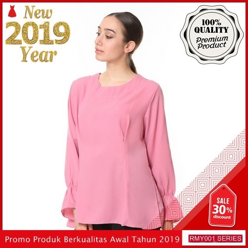 RMY012J50 Jeje Hijab Atasan Blouse Keren Lengan Panjang BMGShop
