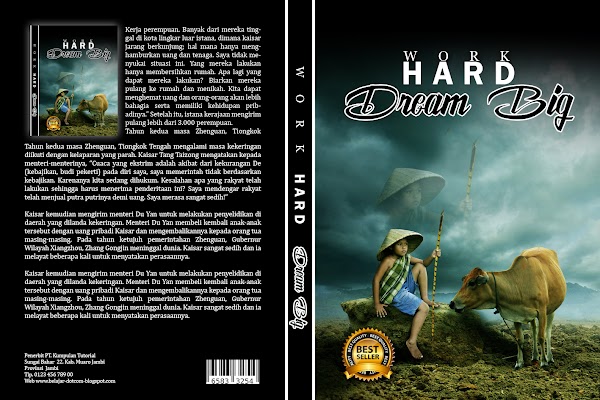 DESAIN COVER GRATISAN BUKU WORK HARD DREAM BIG DESAIN COVER GRATISAN BUKU WORK HARD DREAM BIG