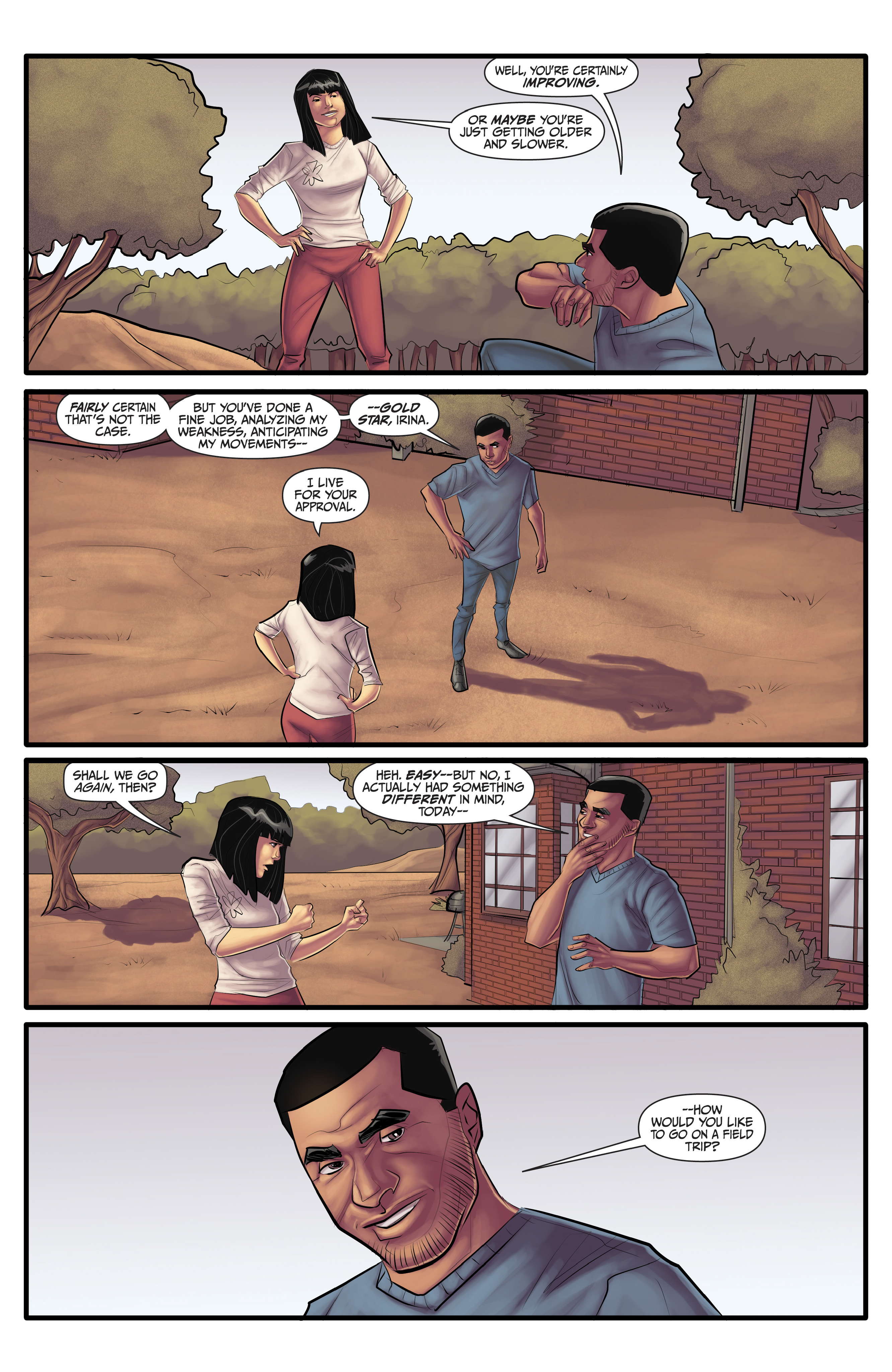 Read online Morning Glories comic -  Issue #46 - 8