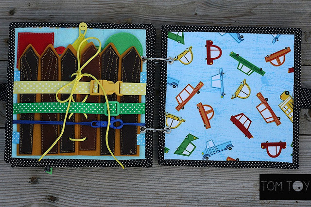 Quiet book for Kenison Handmade busy book by TomToy