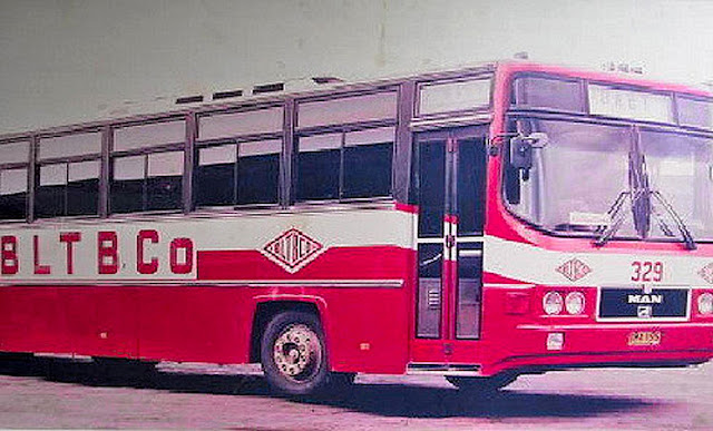 A typical BLTBCo bus in the seventies to nineties.  Image source:  BLTBCo_1918 on Flickr.