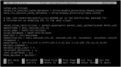 Konfigurasi Mail Server menggunakan Posfix dan dovecot di debian 8.10