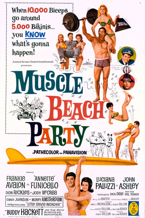 Descargar Muscle Beach Party 1964 Blu Ray Latino Online