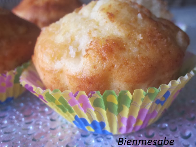 Bienmesabe: Magdalenas de coco y piña