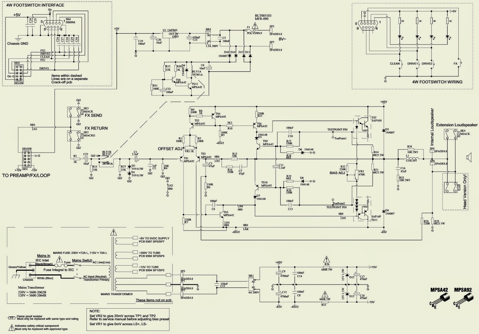 Hybrid Tube Amplifier Schematic Images