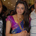 Kajal Agarwal In Pink Saree At Shopping Mall Launch