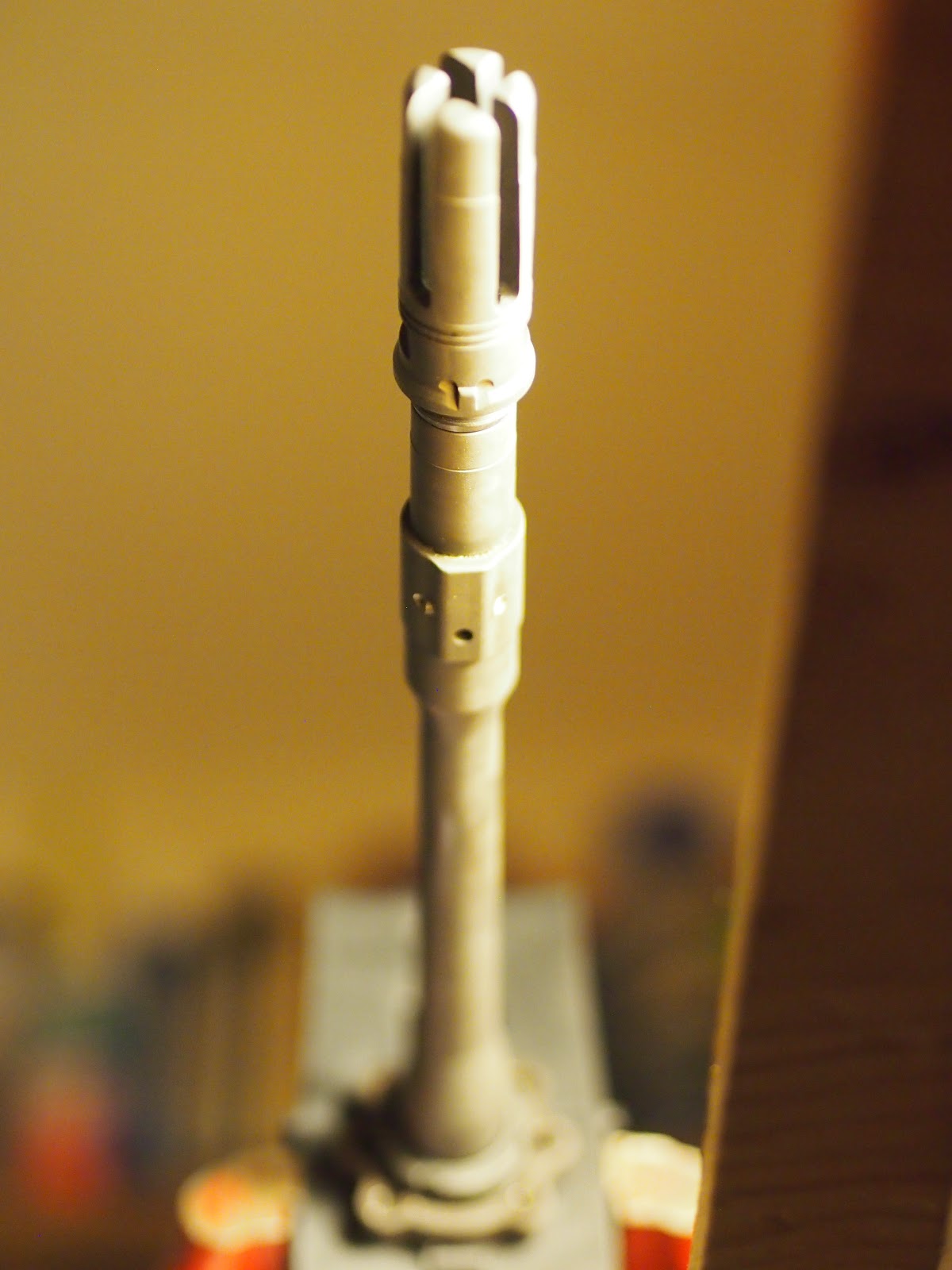 Mister Donut's Firearms Blog Mk18 Block II painted lower and Surefire 4 prong flash hider