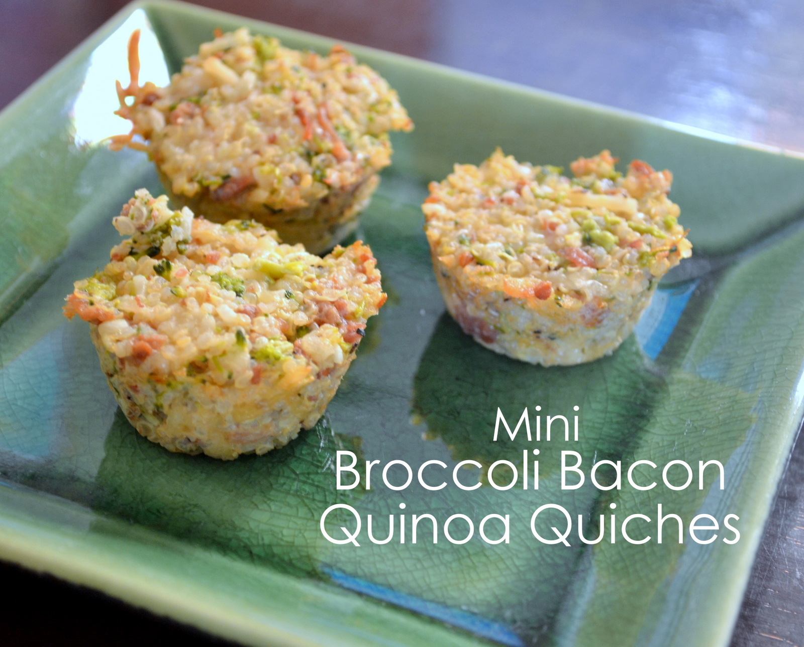 ThriceTheSpice Mini Broccoli Bacon Quinoa Quiches