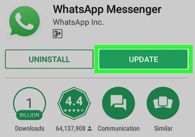 Whatsapp kemas kini