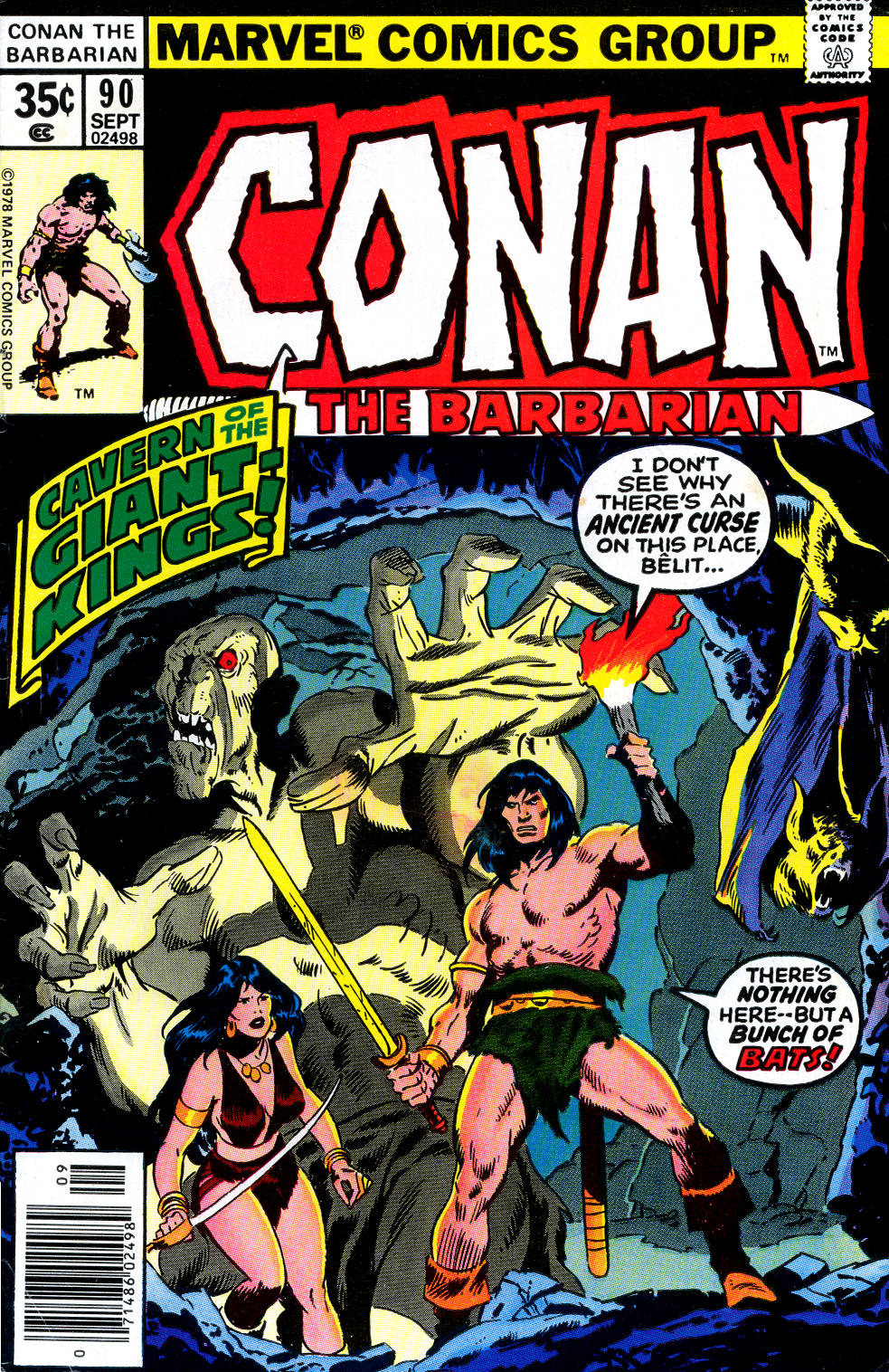 Read online Conan the Barbarian (1970) comic -  Issue #90 - 1