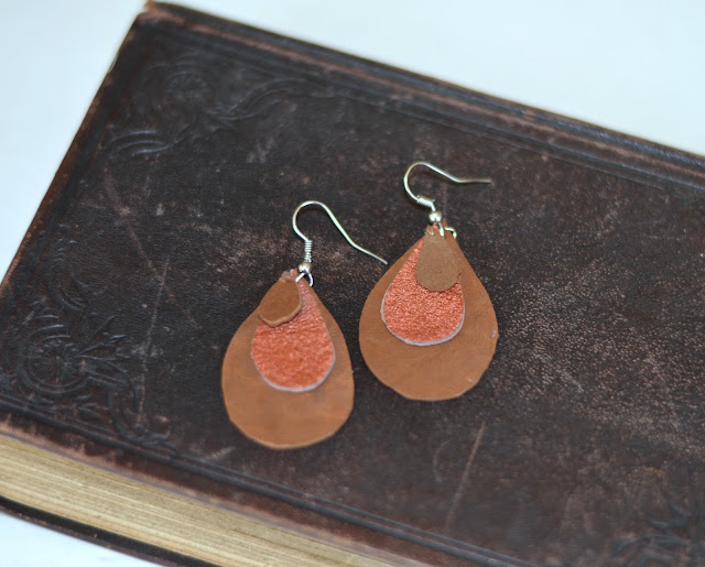 DIY Leather Earrings
