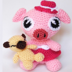 patron gratis cerdo amigurumi | free pattern amigurumi pig