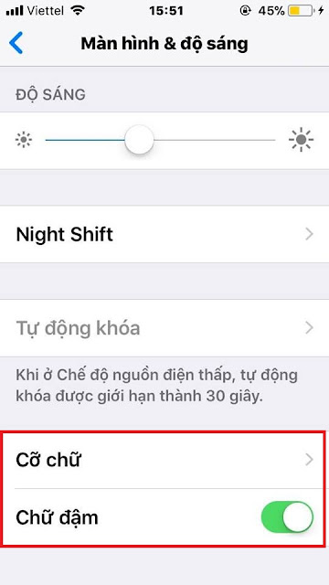 Giảm độ sáng của điện thoại một cách vừa phải để bảo vệ mắt Giảm độ sáng của điện thoại một cách vừa phải để bảo vệ mắt