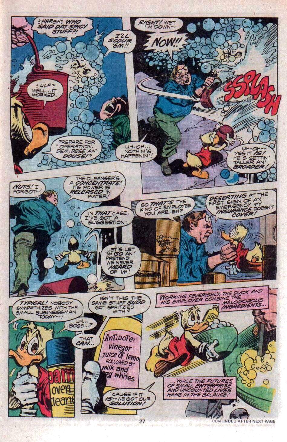 Read online Howard the Duck (1976) comic -  Issue #20 - 16