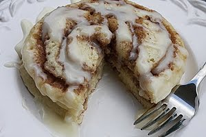 Cinnamon Roll Pancakes