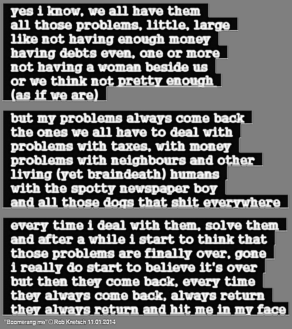 Of Turmoil And Quest Poem Boomerang Me By Rob Knetsch