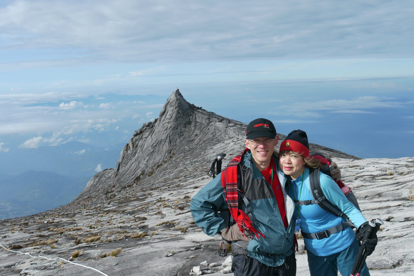 Mt Kinabalu on a clear day 2010