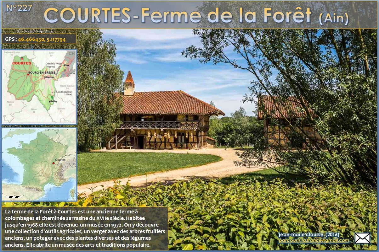 Parcourir la France 227 COURTES. FERME DE LA FORÊT